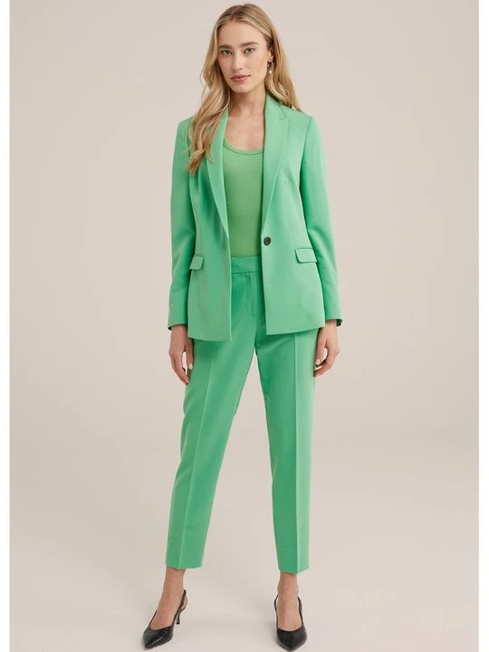 Zdjęcie produktu Chinosy WE Fashion zieleń butelkowa