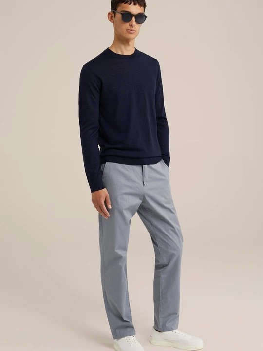 Zdjęcie produktu Chinosy WE Fashion jasnoszary