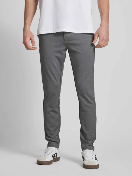 Zdjęcie produktu Jeansy o kroju slim fit z dodatkiem streczu model 'Mark' Only & Sons Średnioszary melanż