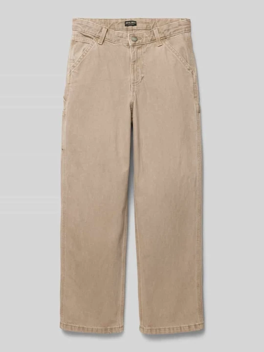 Zdjęcie produktu Chinosy z ozdobnymi szwami model ‘ALEX’ Jack&Jones Kamienny