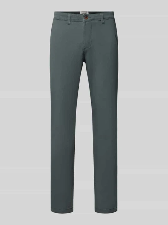 Zdjęcie produktu Chinosy z wpuszczanymi kieszeniami model 'MARCO' Jack&Jones Antracytowy