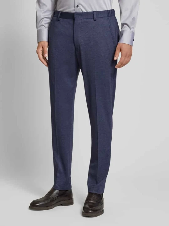 Zdjęcie produktu Chinosy z wpuszczanymi kieszeniami w stylu francuskim model ‘Rick’ Pierre Cardin Granatowy