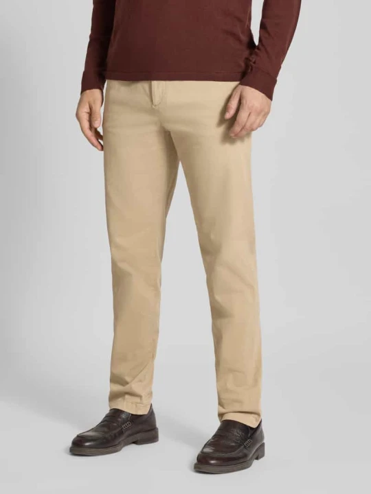 Zdjęcie produktu Chinos z francuskimi kieszeniami model 'Tybalt' G1920 Beżowy
