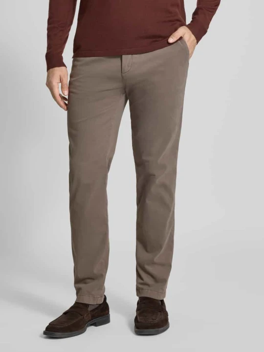 Zdjęcie produktu Chinos z francuskimi kieszeniami model 'Tybalt' G1920 Średnioszary