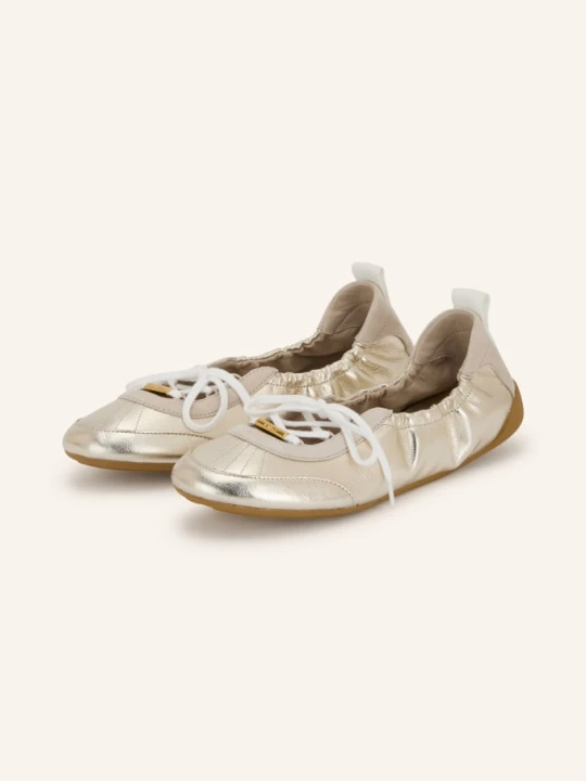 Zdjęcie produktu Chloé Baleriny Kick gold