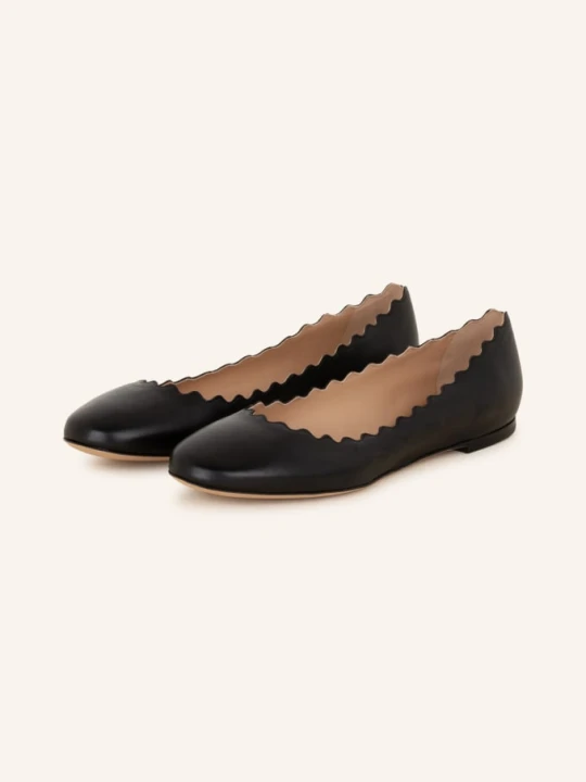Zdjęcie produktu Chloé Baleriny Lauren schwarz CZARNY