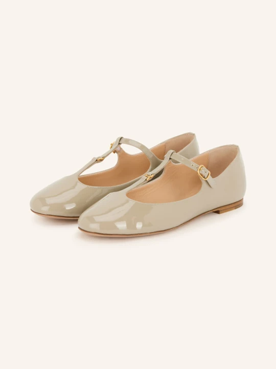 Zdjęcie produktu Chloé Baleriny Mary Jane Marcie grau SZARY