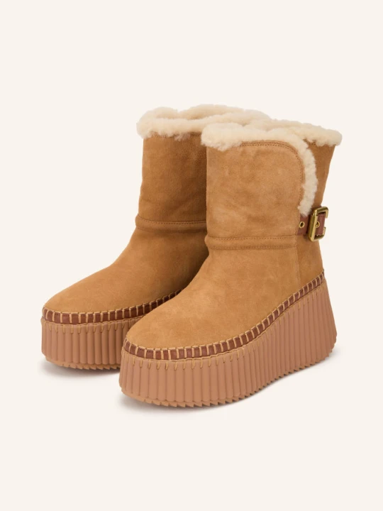 Zdjęcie produktu Chloé Botki Na Platformie Nama braun 207 Pottery Brown