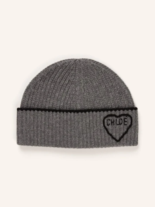 Zdjęcie produktu Chloé Czapka Encoeur grau