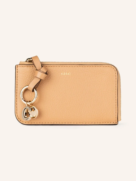 Zdjęcie produktu Chloé Etui Na Karty Alphabet beige