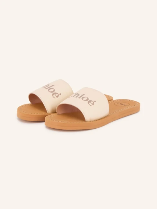 Zdjęcie produktu Chloé Klapki weiss 117 GEBROCHENES WEISS