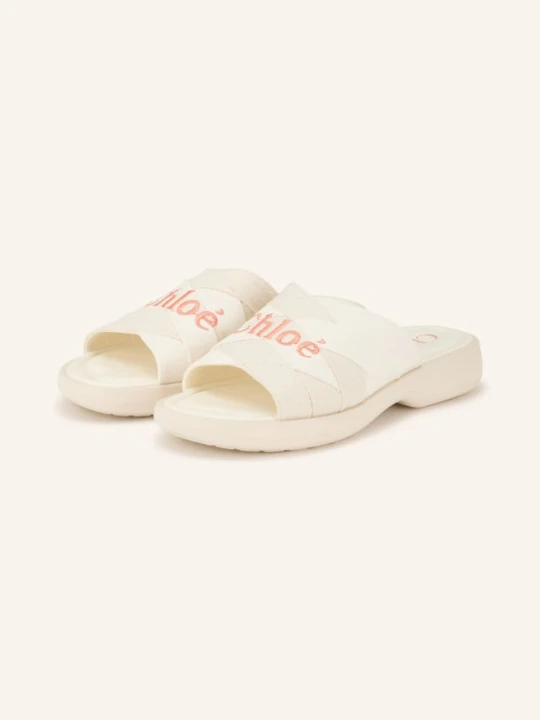 Zdjęcie produktu Chloé Klapki weiss 22O Soft Ivory