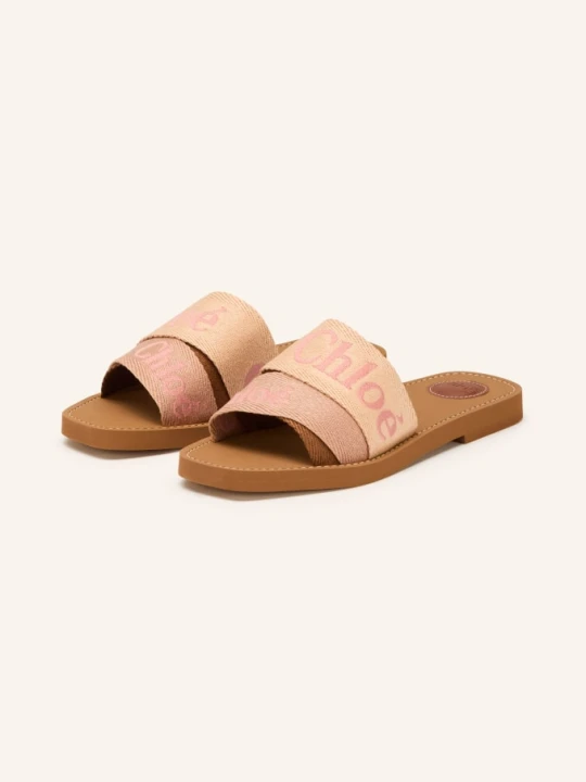 Zdjęcie produktu Chloé Klapki Woody rosa 25I Rosewood Brown
