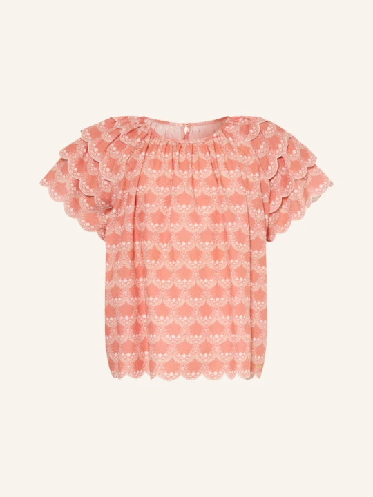 Zdjęcie produktu Chloé Koszulka Z Dekoltem W Serek pink