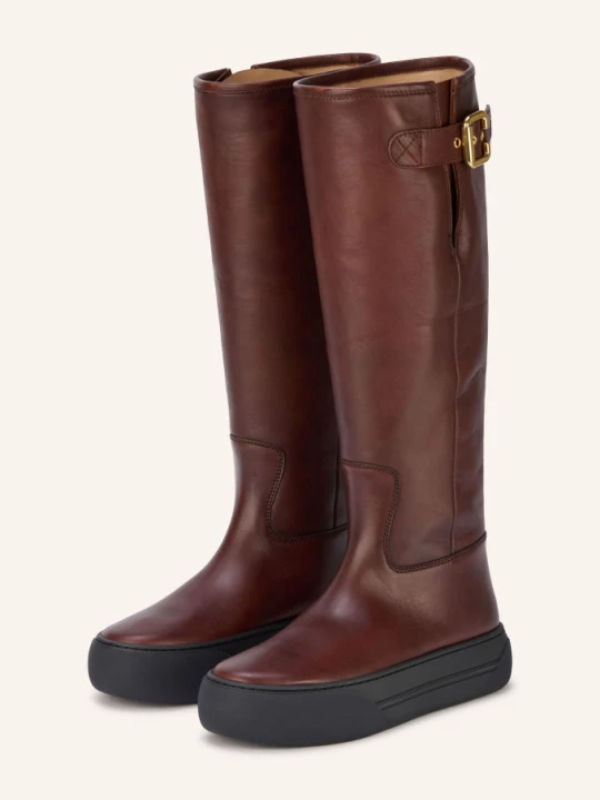 Zdjęcie produktu Chloé Kozaki Na Platformie Delia braun 25E Sooty Brown