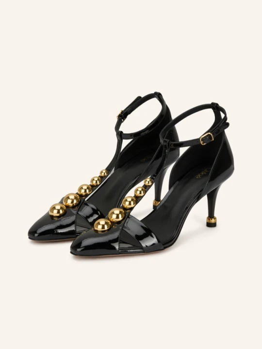 Zdjęcie produktu Chloé Lakierowane Czółenka Z Ćwiekami schwarz 001 BLACK