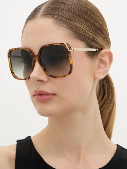 Zdjęcie produktu Chloe okulary przeciwsłoneczne Chloé brązowy