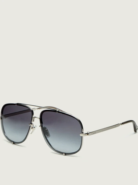 Zdjęcie produktu Chloe Okulary przeciwsłoneczne CH0348S-002 Chloé srebrny