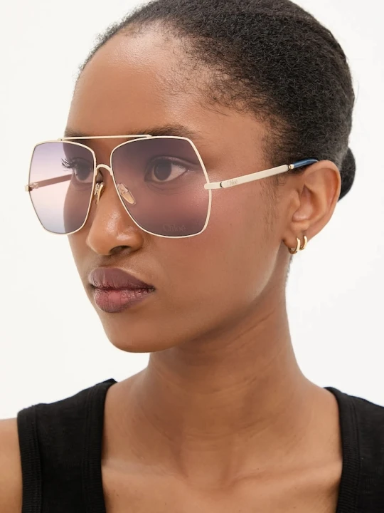 Zdjęcie produktu Chloe Chloé okulary przeciwsłoneczne złoty