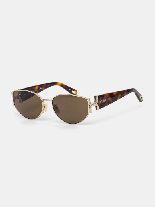 Zdjęcie produktu Chloe okulary przeciwsłoneczne damskie Chloé złoty