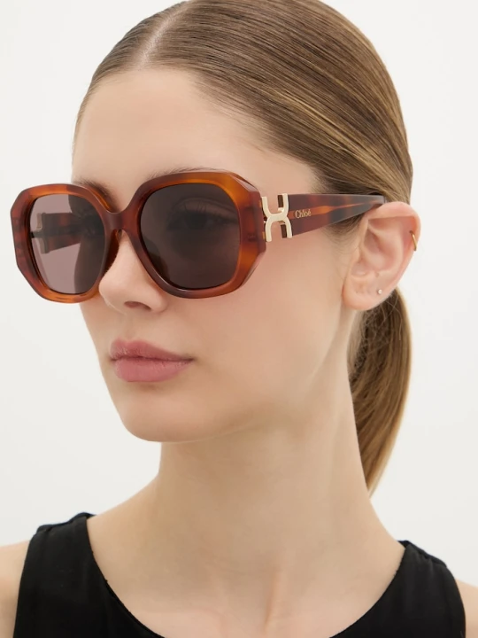 Zdjęcie produktu Chloe okulary przeciwsłoneczne damskie Chloé brązowy