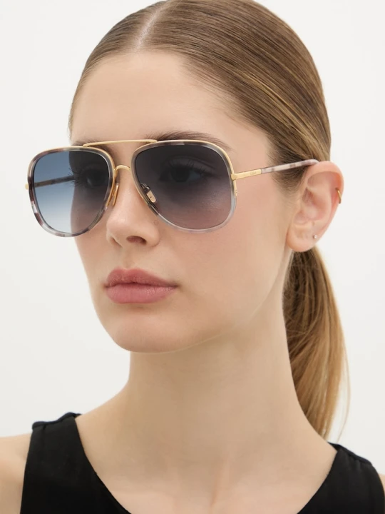 Zdjęcie produktu Chloe okulary przeciwsłoneczne damskie Chloé złoty