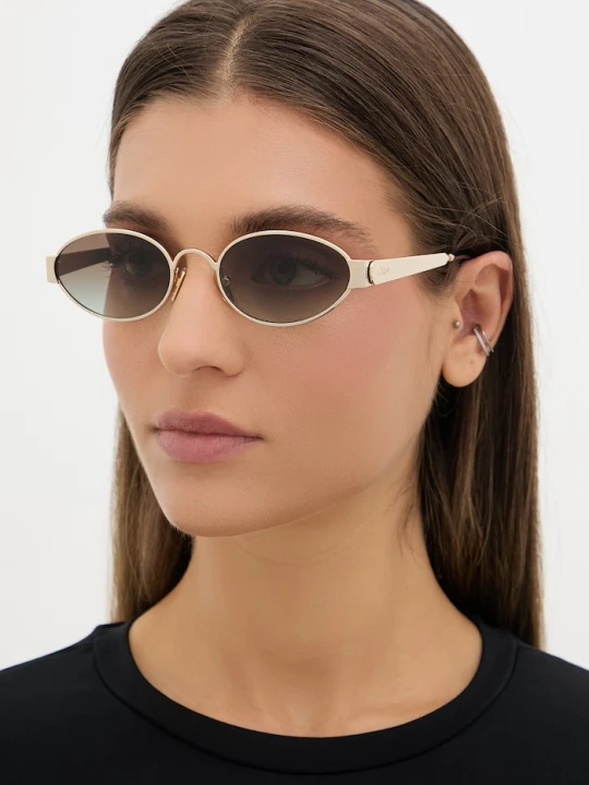 Zdjęcie produktu Chloe okulary przeciwsłoneczne damskie Chloé złoty