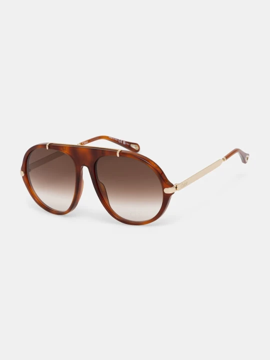 Zdjęcie produktu Chloe okulary przeciwsłoneczne damskie Chloé brązowy
