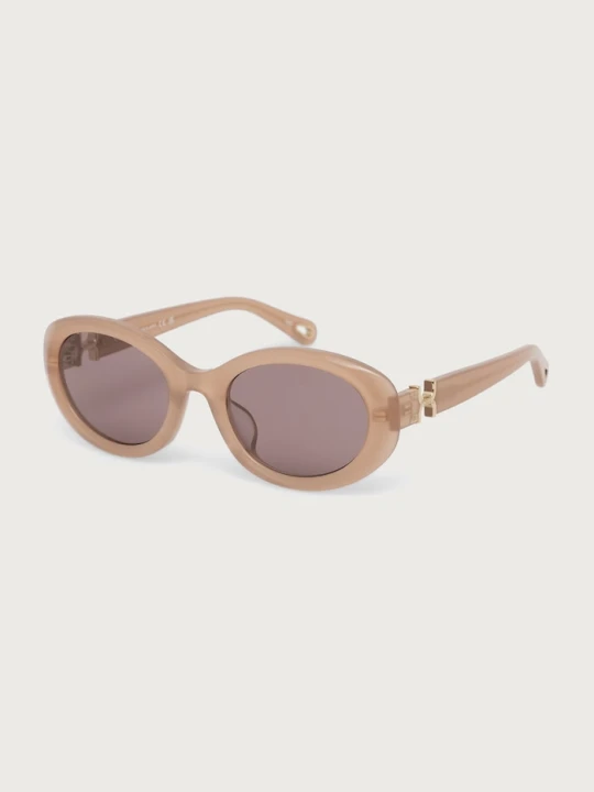 Zdjęcie produktu Chloe okulary przeciwsłoneczne damskie Chloé pomarańczowy