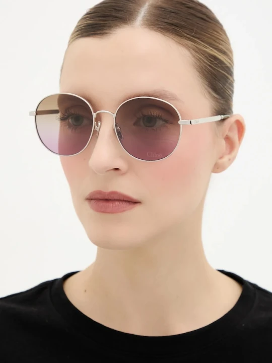 Zdjęcie produktu Chloe Chloé okulary przeciwsłoneczne srebrny