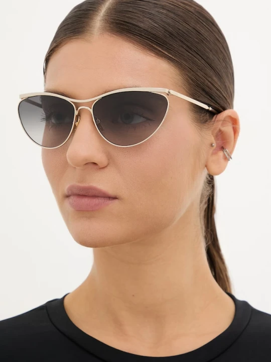 Zdjęcie produktu Chloe okulary przeciwsłoneczne kocie oczy damskie Chloé złoty