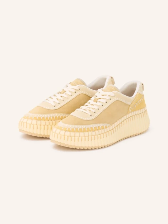 Zdjęcie produktu Chloé Sneakersy Nama gelb 372 Shadow Lime