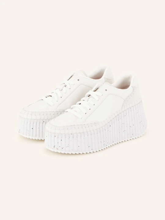 Zdjęcie produktu Chloé Sneakersy Nama weiss 101 WHITE
