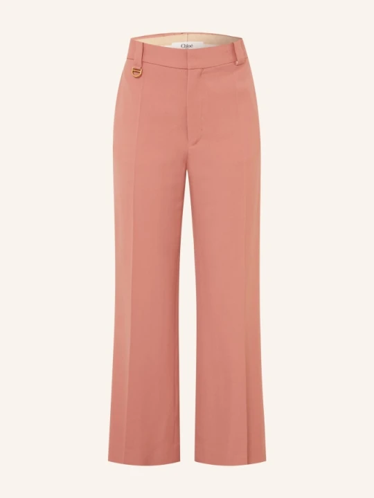 Zdjęcie produktu Chloé Spodnie Z Marle Gabardine rosa ŁOSOSIOWY