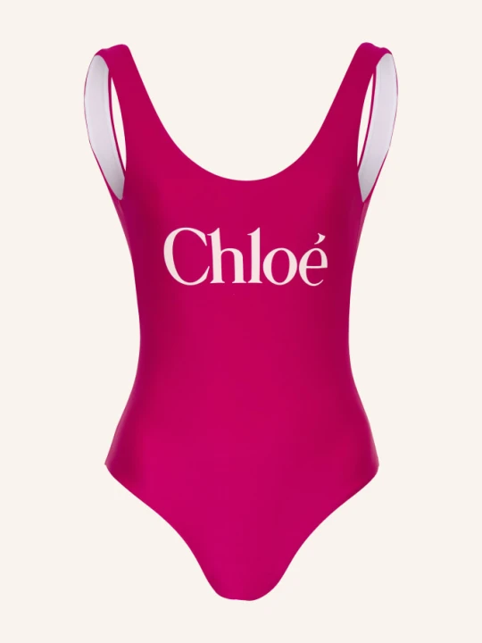 Zdjęcie produktu Chloé Strój Kąpielowy Logo pink
