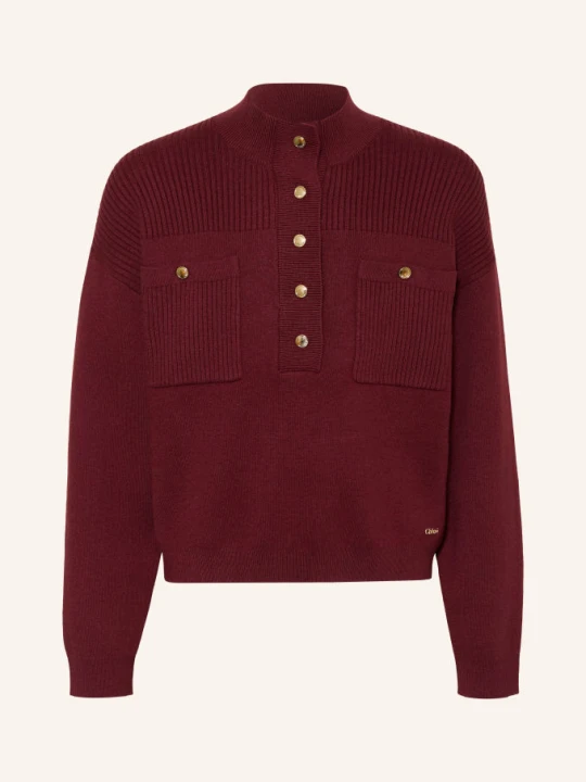 Zdjęcie produktu Chloé Sweter rot CIEMNOCZERWONY