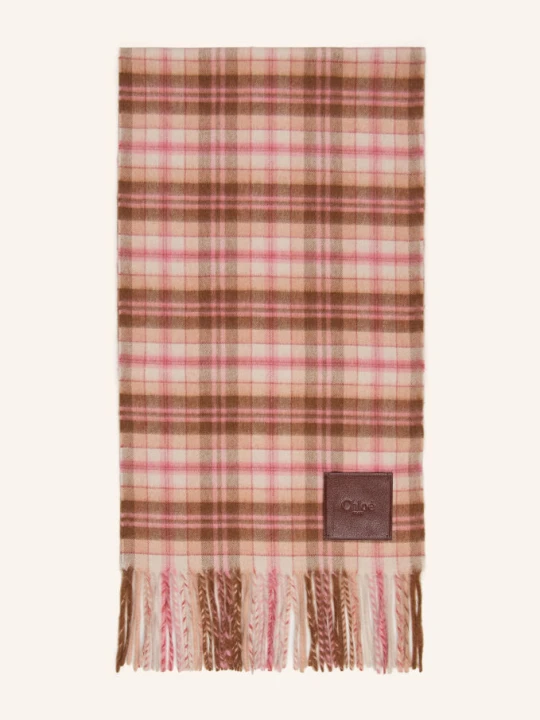 Zdjęcie produktu Chloé Szal Z Kaszmiru Highlander pink