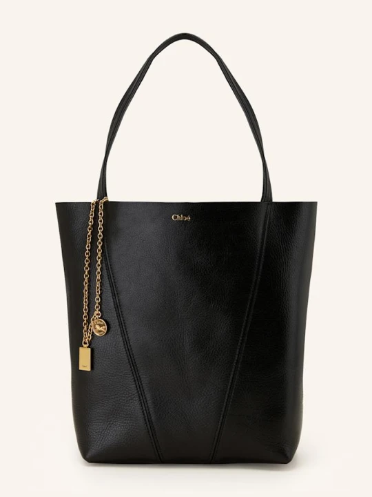Zdjęcie produktu Chloé Torba Shopper Spin schwarz czarny