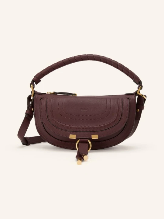 Zdjęcie produktu Chloé Torebka Marcie Mini braun 604 DARK VELVET