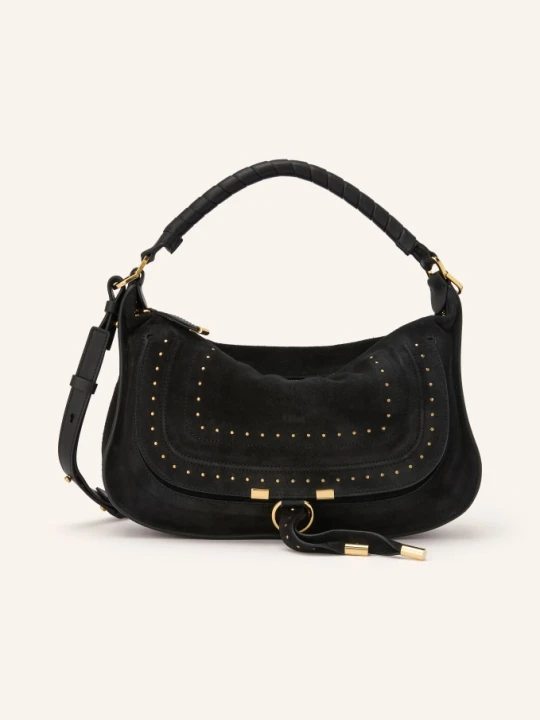 Zdjęcie produktu Chloé Torebka Marcie Z Nitami schwarz 001 BLACK