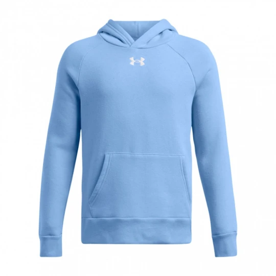 Zdjęcie produktu Chłopięca bluza dresowa nierozpinana z kapturem Under ArmourUA Rival Fleece Hoodie - niebieska