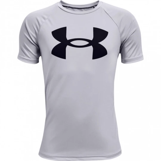Zdjęcie produktu Chłopięca koszulka treningowa UNDER ARMOUR UA Tech Big Logo SS - szara