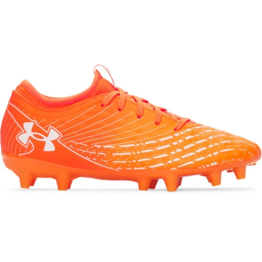 Zdjęcie produktu Chłopięce buty piłkarskie korki Under Armour UA Magnetico Select 5 FG JR - pomarańczowe