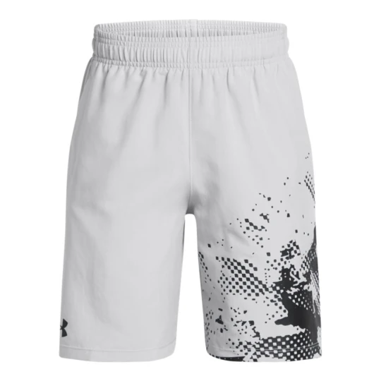 Zdjęcie produktu Chłopięce spodenki treningowe Under Armour UA Tech Woven Graphic Short - białe