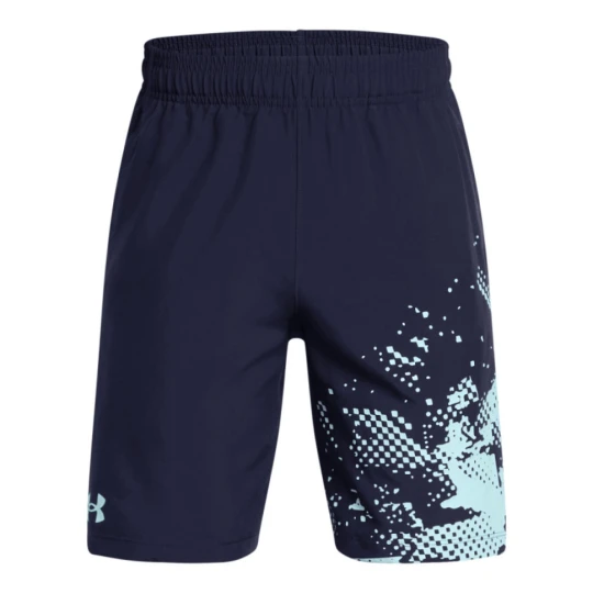Zdjęcie produktu Chłopięce spodenki treningowe Under Armour UA Tech Woven Graphic Short - granatowe