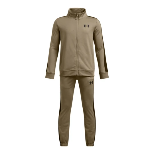 Zdjęcie produktu Chłopięcy dres komplet treningowy Under Armour UA Rival Knit Track Suit - brązowy
