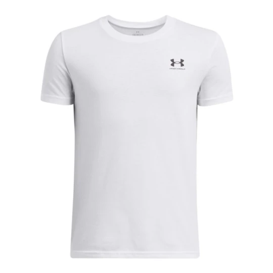 Zdjęcie produktu Chłopięcy t-shirt basic Under Armour UA B Sportstyle Lc SS - biały