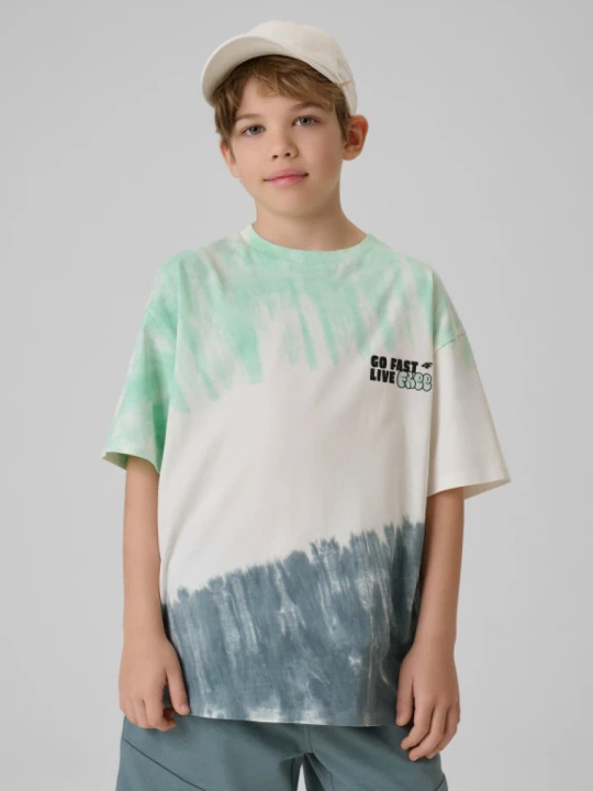 Zdjęcie produktu Chłopięcy t-shirt z nadrukiem 4F 4FJRSS26TTSHM4172 - multikolor