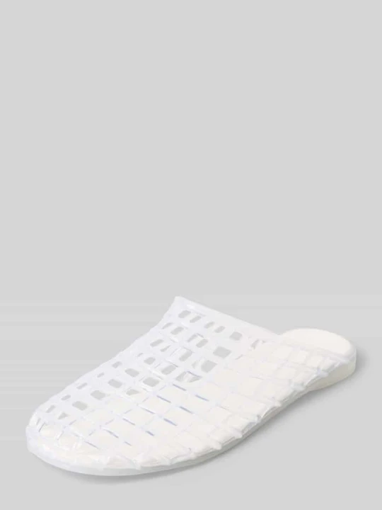 Zdjęcie produktu Klapki wsuwane w półprzezroczystym designie Bianco Biały