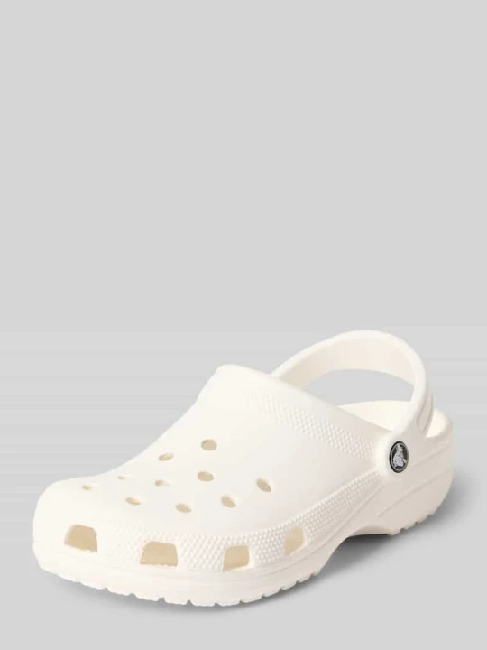 Zdjęcie produktu Chodaki z detal z logo Crocs Biały